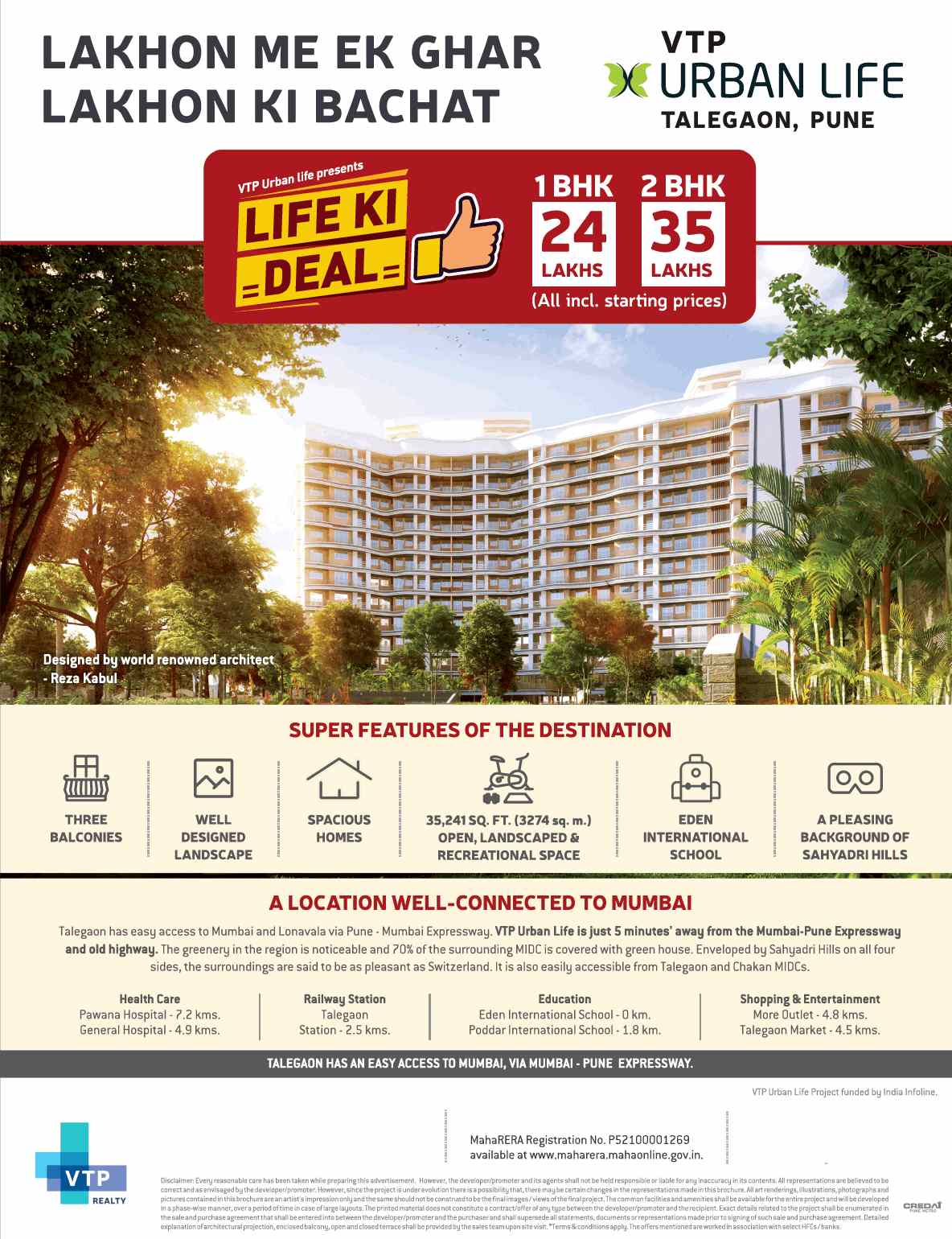 Enjoy the super features by residing at VTP Urban Life in Pune Update